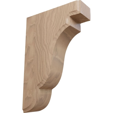 Ekena Millwork 1 3/4"W x 5"D x 7 1/2"H Bedford Wood Bracket, Mahogany BKTW02X05X08BEGM